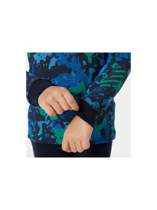 Bielizna Helly Hansen K Graphic Lifa Merino Set zielony
