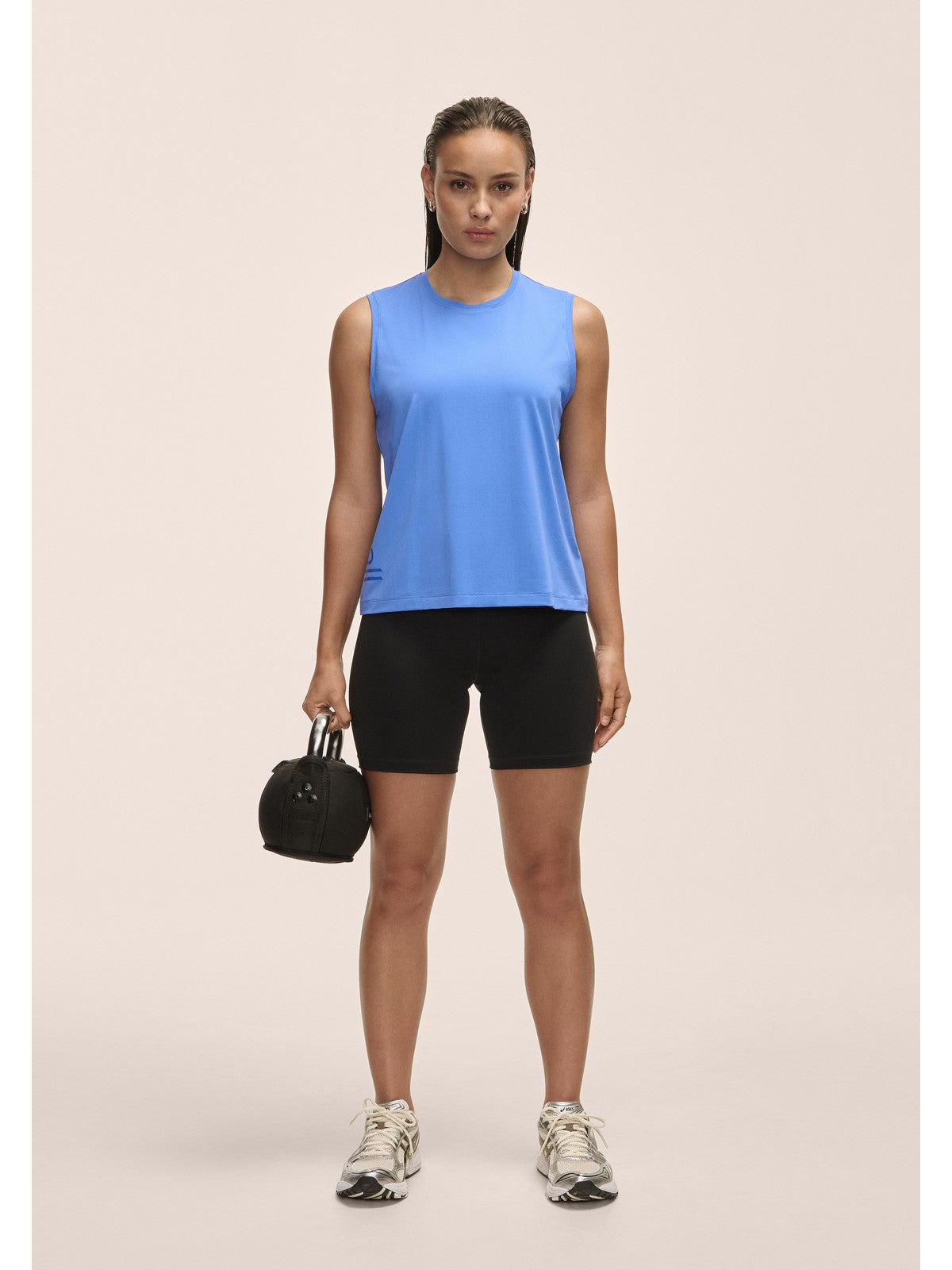 Koszulka damska treningowa Casall Graphic Tank niebieski - Adventure Sports