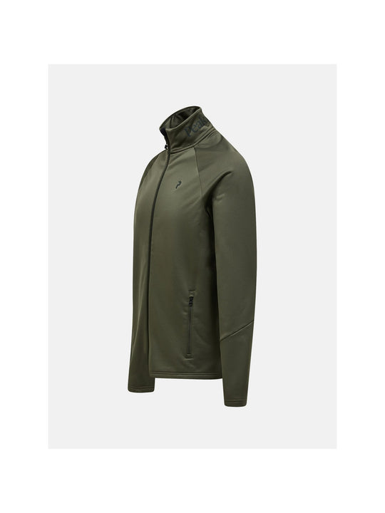 Bluza męska PEAK PERFORMANCE Rider Essentials Midlayer Zip Jacket zielona

