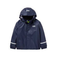 Dziecięcy zestaw przeciwdeszczowy kurtka i spodnie HELLY HANSEN K Bergen 2.0 Pu Rainset granatowy
