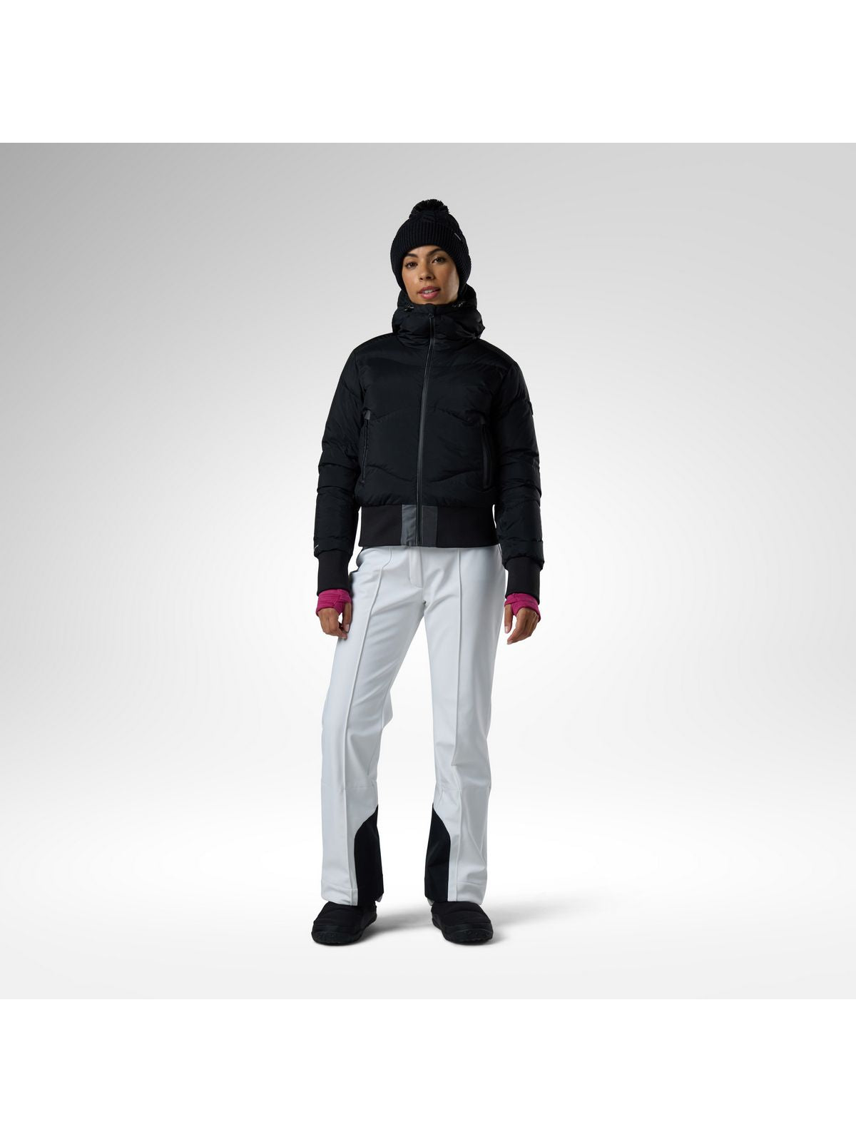 Kurtka narciarska damska ROSSIGNOL W Snowblaze Down Bomber Jacket czarna