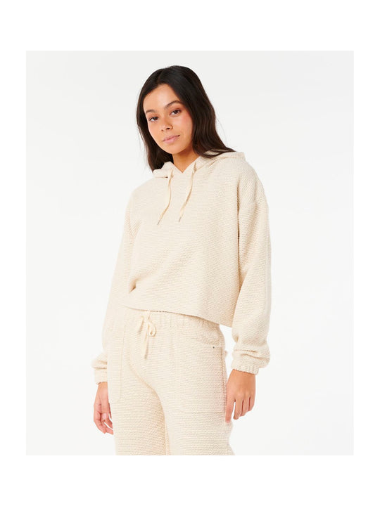 Bluza damska RIP CURL Cala Nights Textured Hood piaskowa
