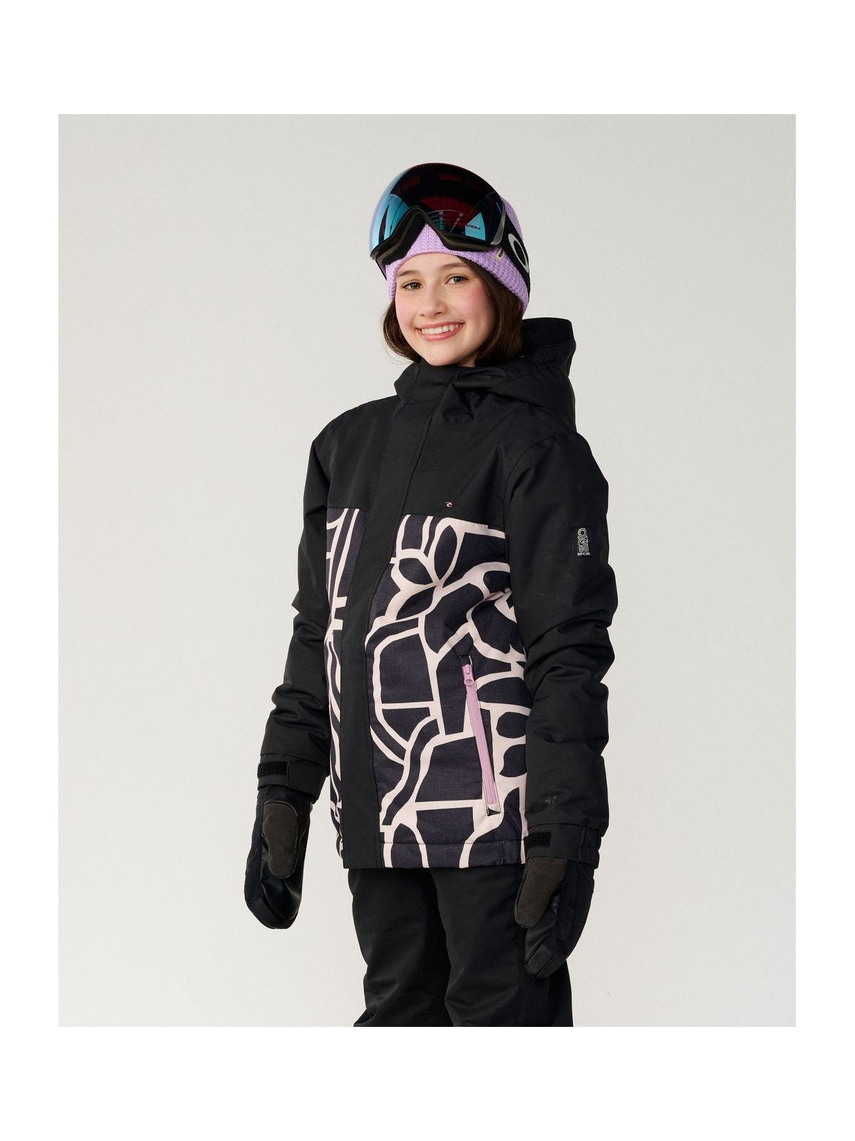 Kurtka juniorska RIP CURL S-Series zolly10K Jkt Kids czarna
