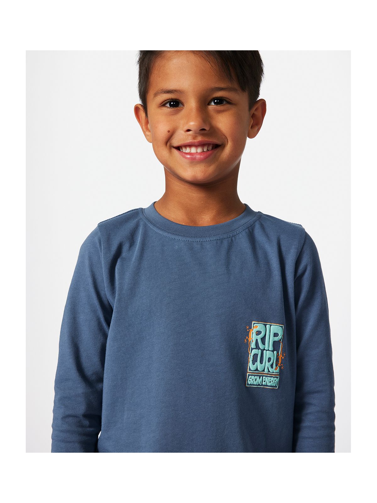 Koszulka RIP CURL Grom Energy Ls Tee - Boy granatowy - Adventure Sports