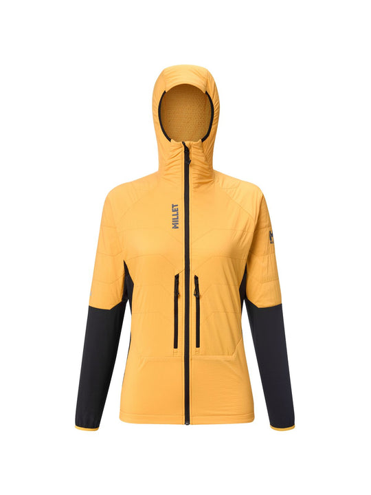 Kurtka damska MILLET W M White Alpha Hoodie W żółta
