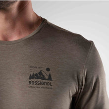 Koszulka męska ROSSIGNOL M Graphic Active Tee brązowa
