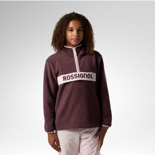 Bluza juniorska ROSSIGNOL Jr Alltrack Anorak Fleece bordowa
