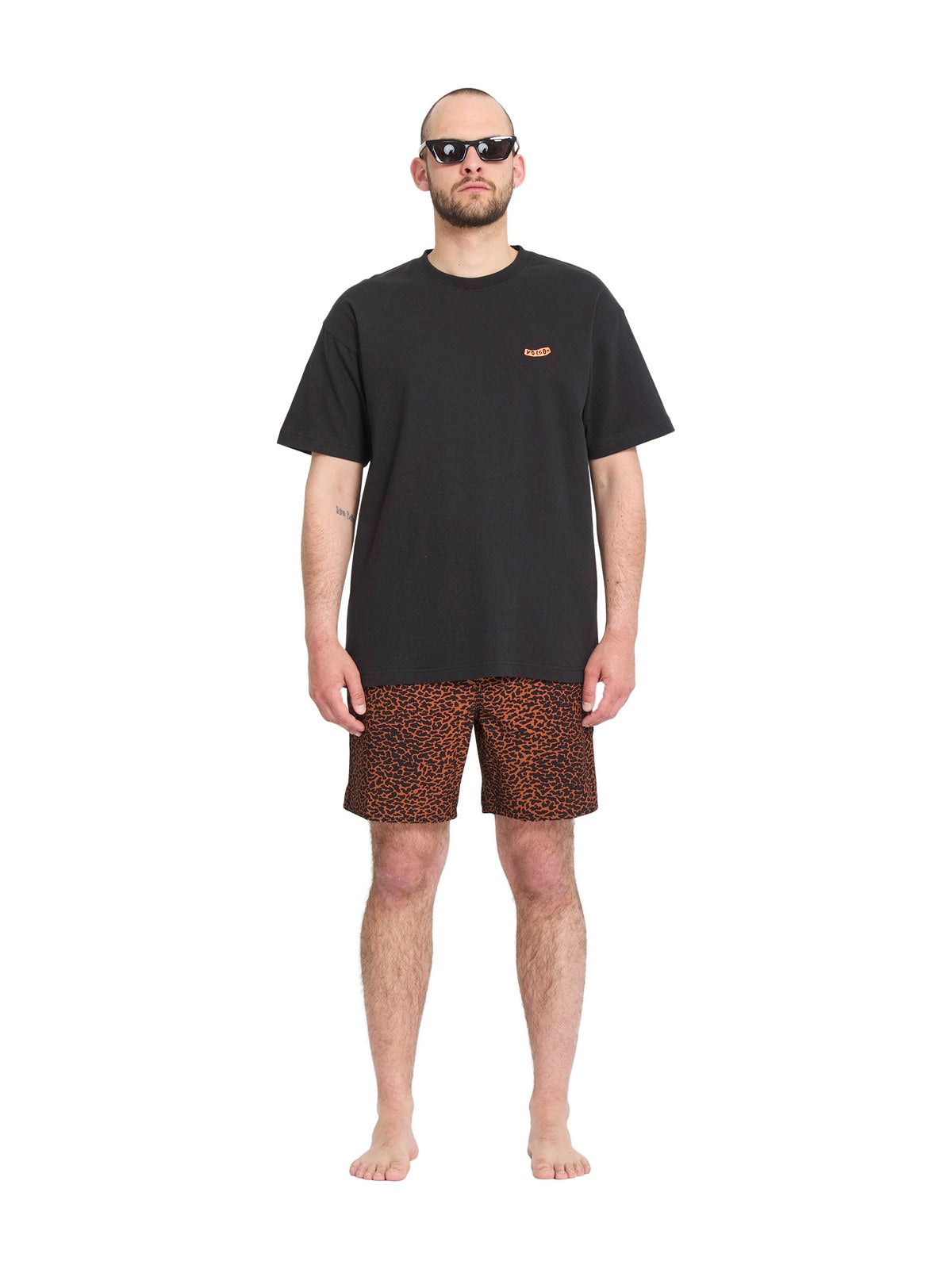 Szorty kąpielowe VOLCOM Melange Trunk 17 brązowy