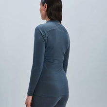 Koszulka narciarska damska POC W&#39;s Layer Merino Mock Neck Jersey szara

