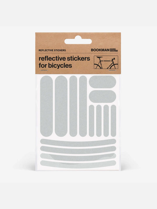 Naklejki odblaskowe BOOKMAN Reflective Stickers Strips biały
