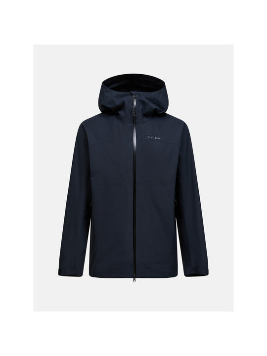Kurtka męska PEAK PERFORMANCE M Treeline Hipe 2.5L Shell Jacket kolor czarny
