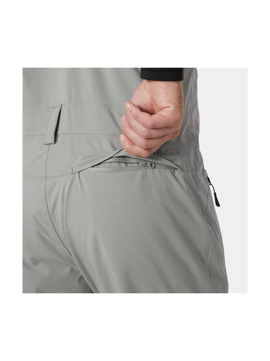 Spodnie narciarskie męskie HELLY HANSEN LEGENDARY INSULATED BIB PANT szare
