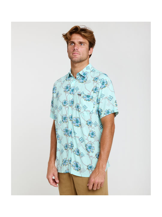 Koszula RIP CURL Surf Revival S/S Shirt turkusowy
