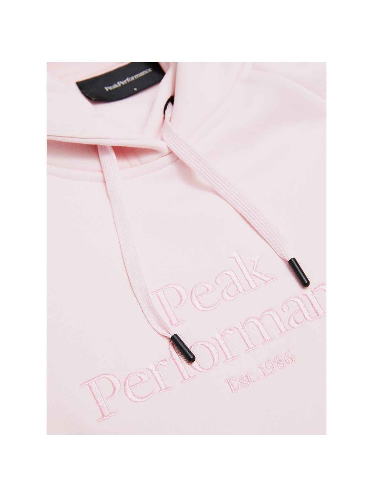 Bluza z kapturem damska PEAK PERFORMANCE Original Hood różowa
