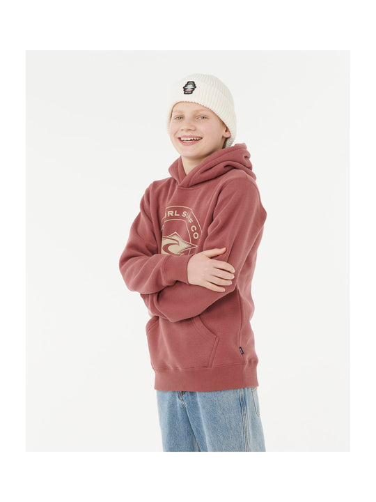 Bluza RIP CURL STAPLER HOOD -BOY czerwona
