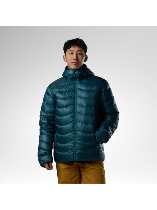 Kurtka puchowa męska ROSSIGNOL M Verok Down Hoodie Jacket zielona
