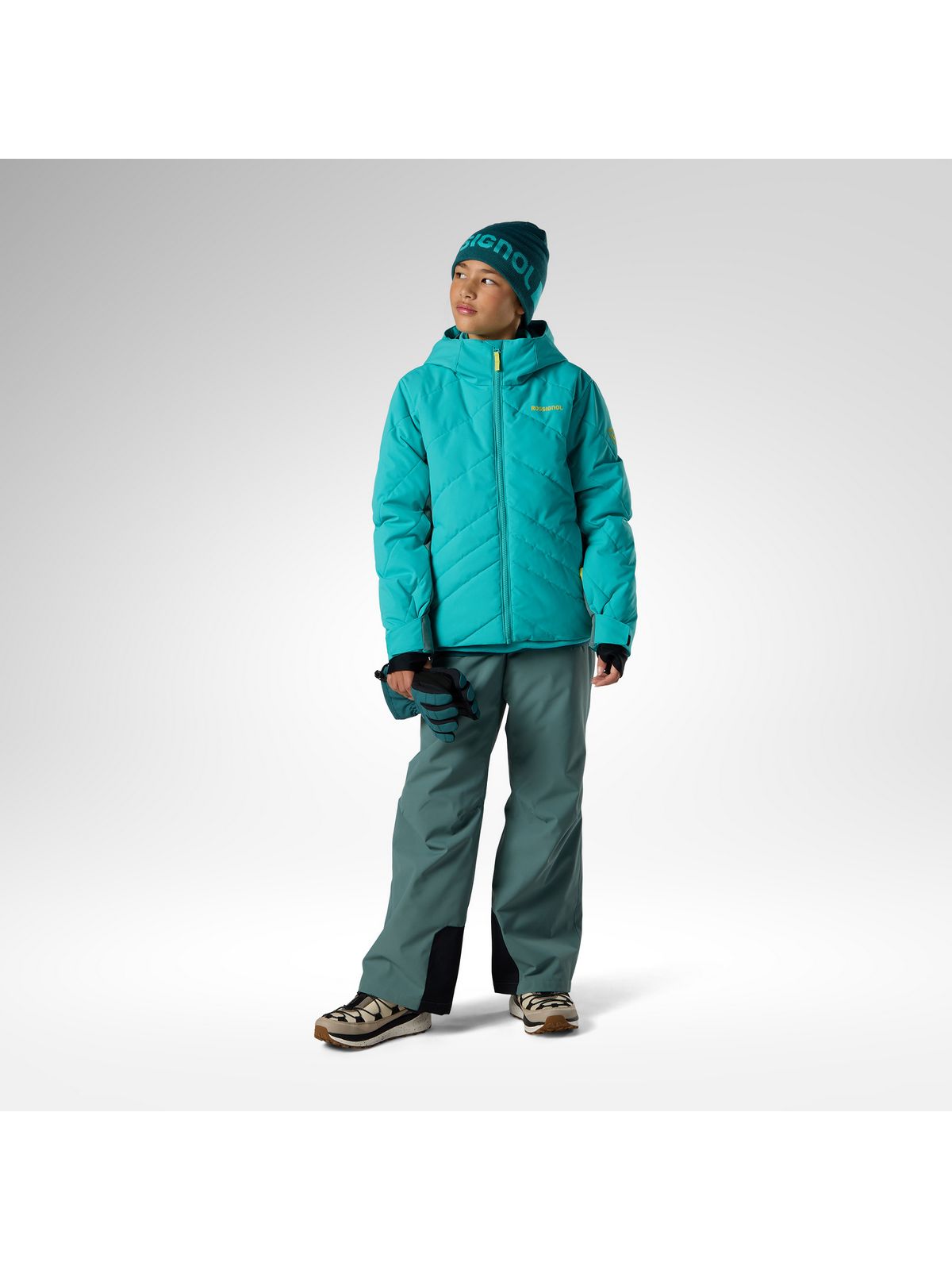 Kurtka narciarska juniorska ROSSIGNOL Girl Staci Insulated Ski Jkt niebieska