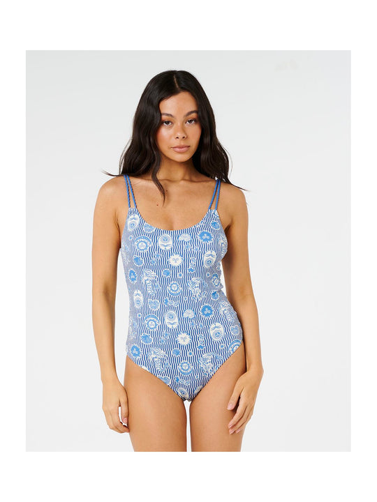 Kostium damski RIP CURL Catalina Waves 1 Piece niebieski
