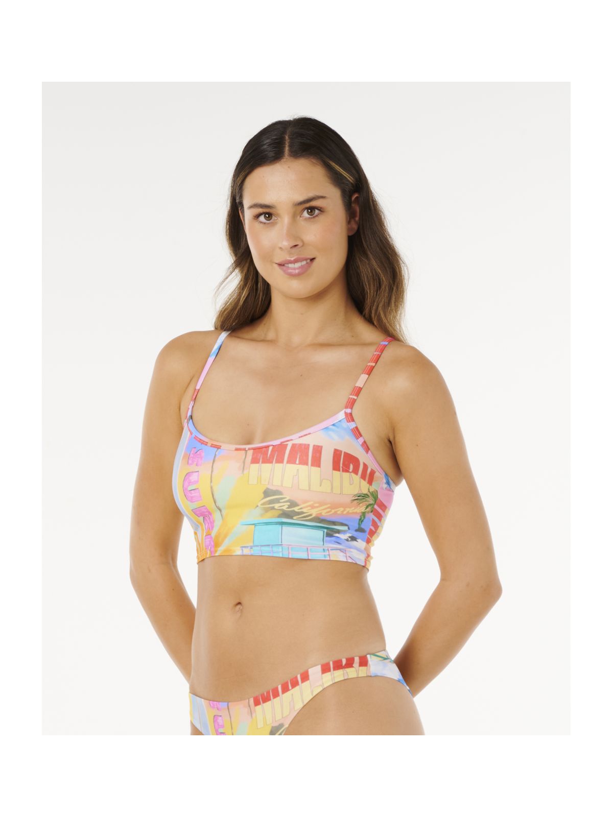 Stanik damski RIP CURL Hotel Malibu Multi Fit Tank multikolor