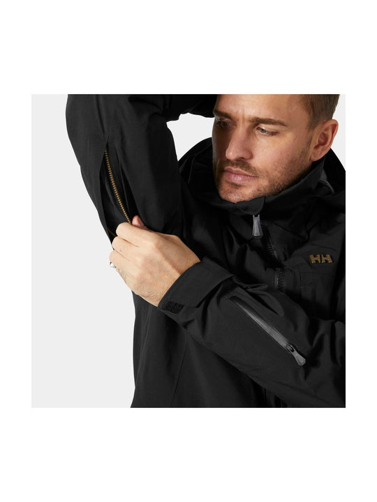 Kurtka narciarska męska HELLY HANSEN ATLAS INFINITY STRETCH JACKET czarna
