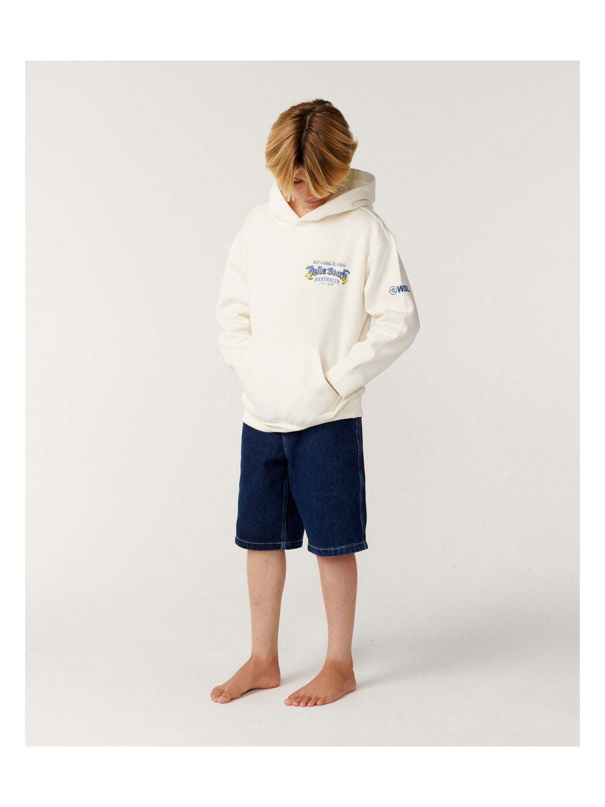 Bluza chłopięca RIP CURL Rip Curl Pro Bells 26 Hood-Boy biała