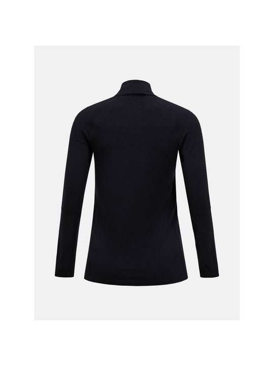 Koszulka Termiczna PEAK PERFORMANCE Magic Half Zip Wool-blend Baselayer Women czarny
