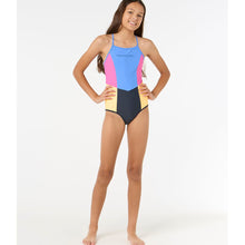 Kostium Jednoczęściowy RIP CURL Block PartyŹOne Piece -Gir - granatowy
