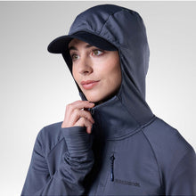 Bluza damska ROSSIGNOL W Textured Hoodie Mid Layer szara
