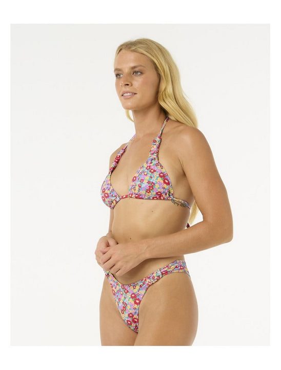 Stanik kąpielowy RIP CURL Las Flores Sliding Tri turkusowy
