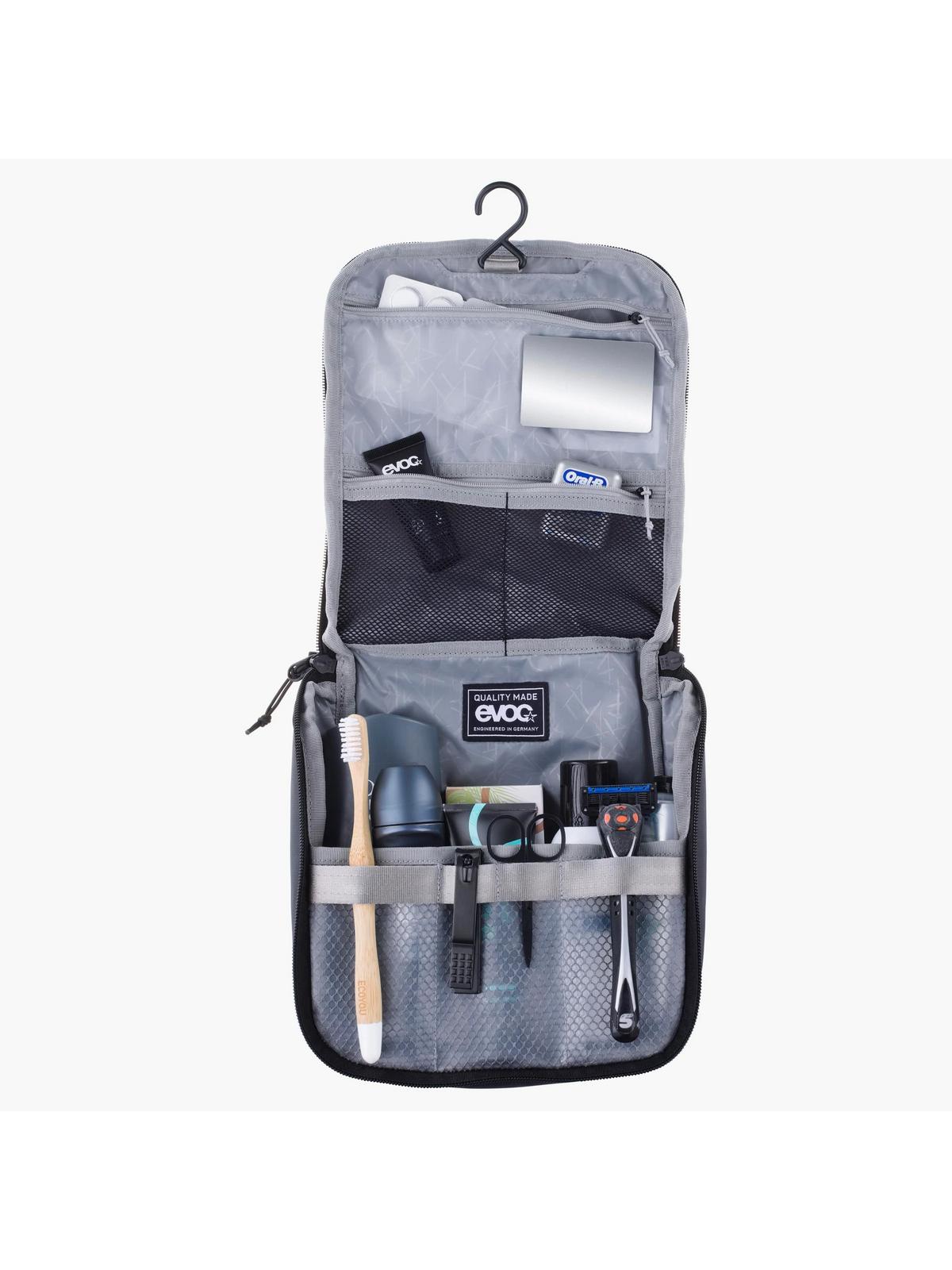 Kosmetyczka EVOC Wash Pouch carbon grey - black