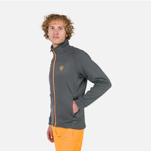 Bluza outdoorowa męska Rossignol Blackside Fleece Fz szara - Adventure Sports

