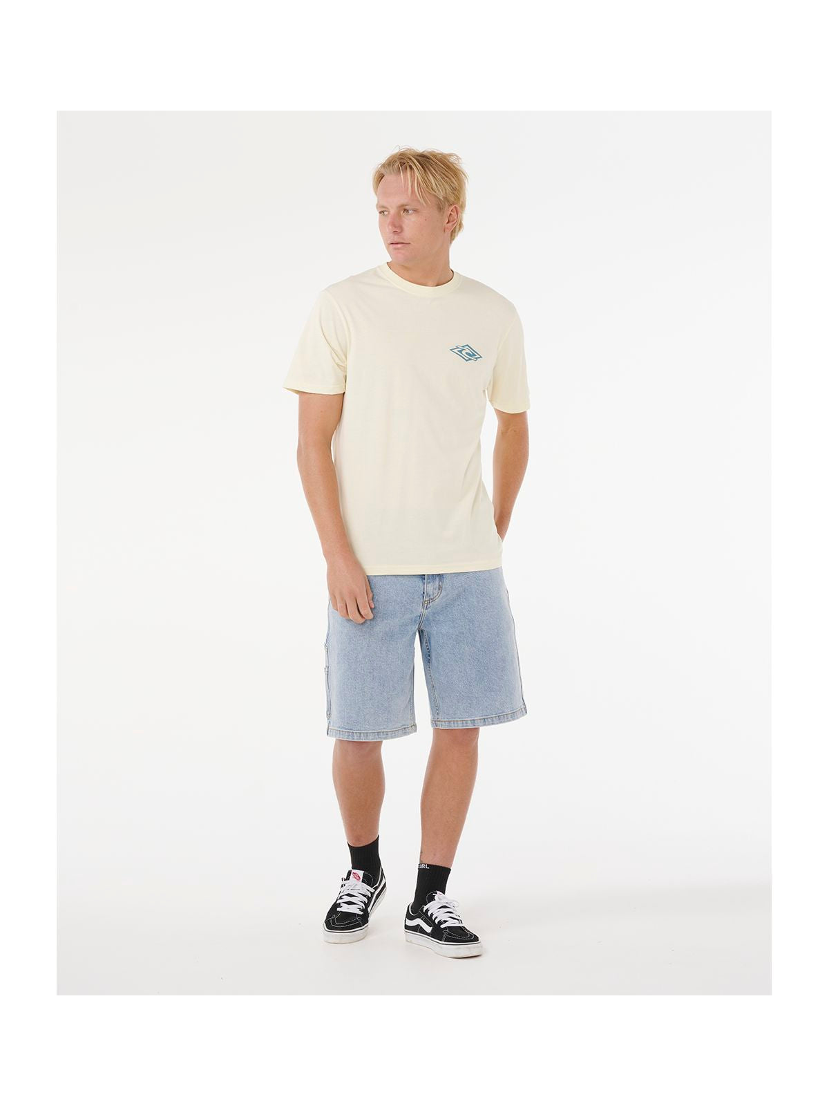Koszulka RIP CURL LEGACY TEE żółta