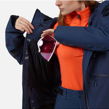 Kurtka narciarska damska ROSSIGNOL W ROCHRUN INSULATED JKT granatowa
