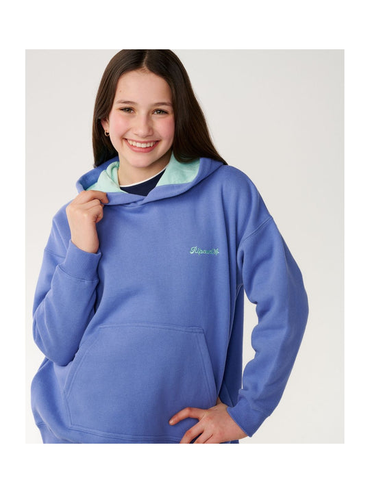 Bluza juniorska RIP CURL Sunkissed Search Hood - Girl niebieska
