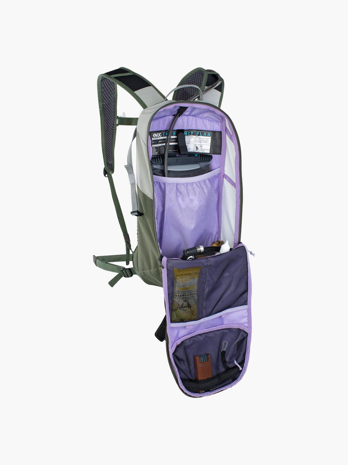 Plecak z bukłakiem EVOC Ride 8 + Hydration Bladder 2 stone dark/olive