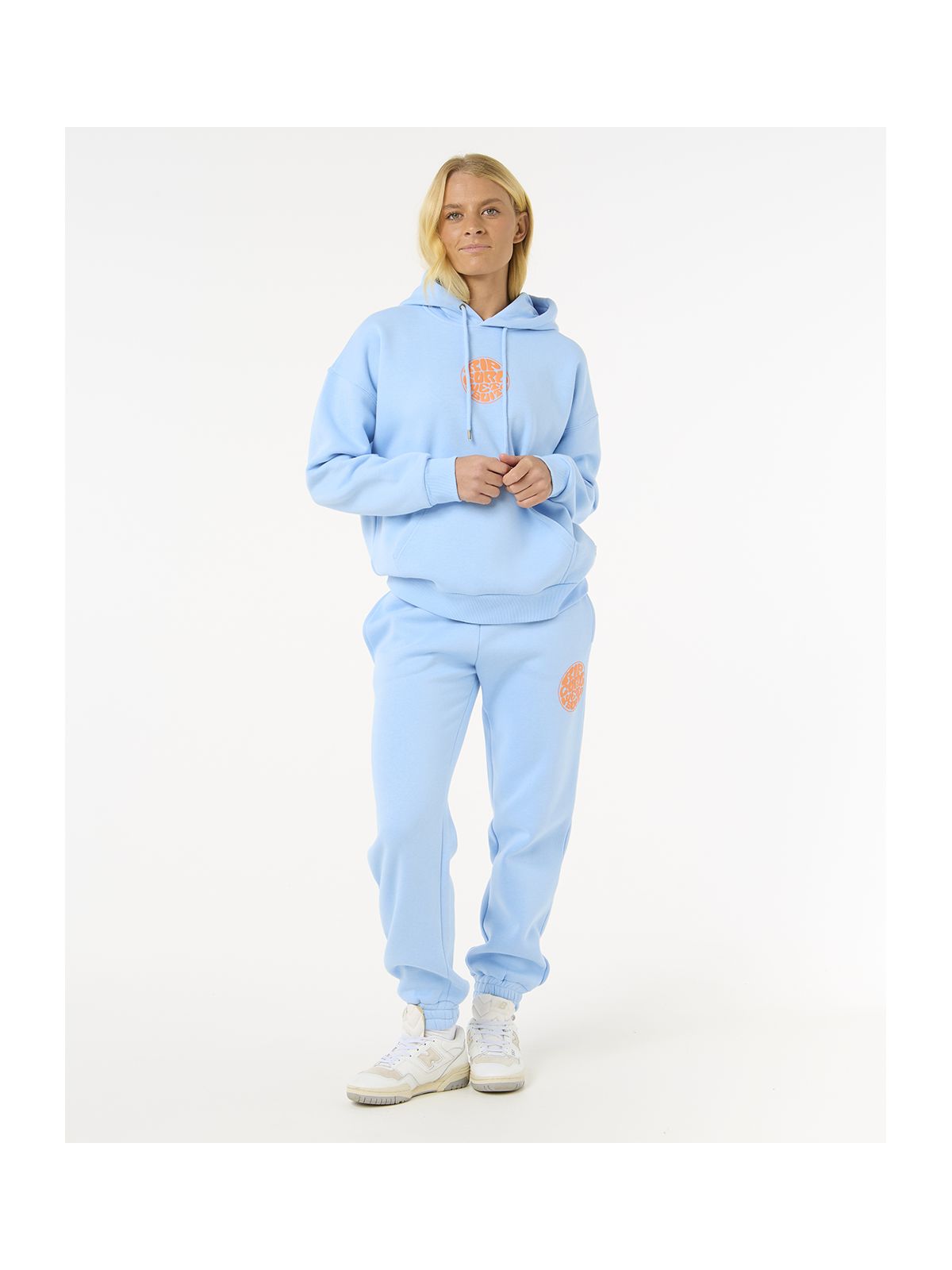 Spodnie dresowe damskie RIP CURL Icons Of Surf Track Pant niebieskie