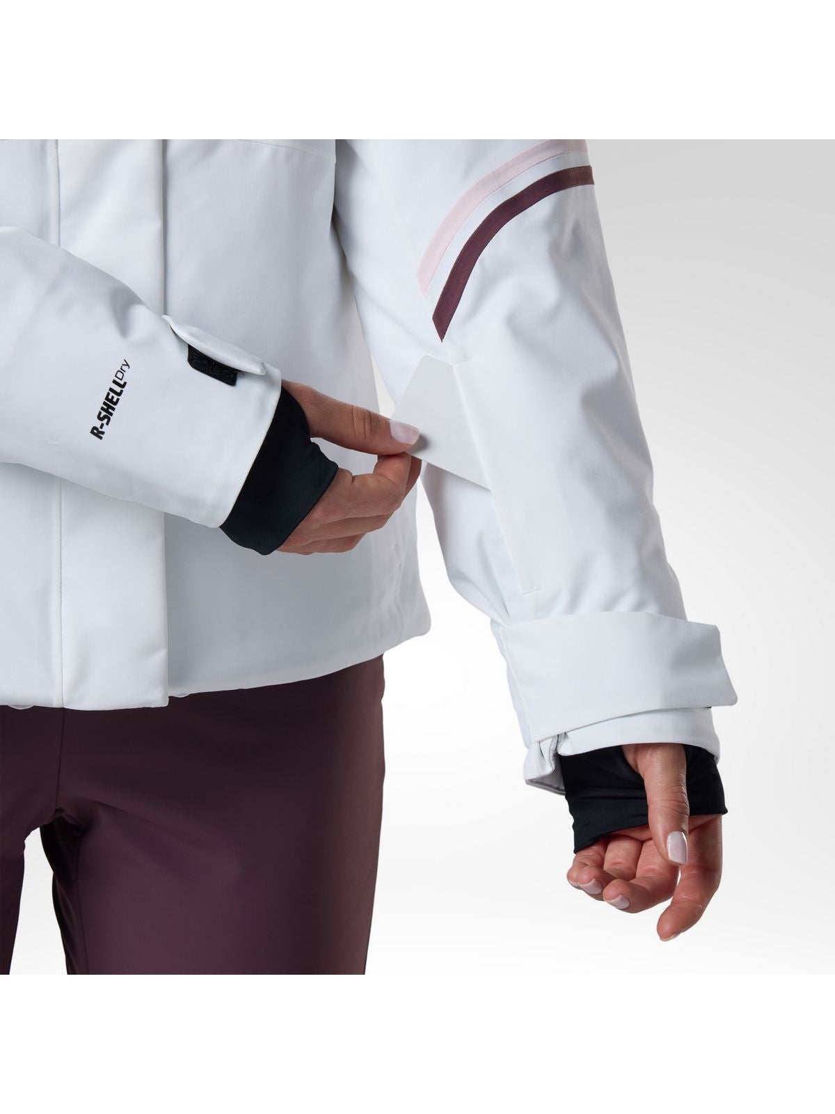 Kurtka narciarska damska ROSSIGNOL W Strawpile Insulated Ski Jkt biała