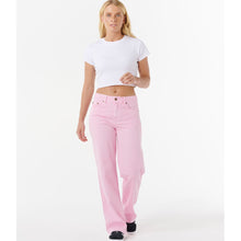 Spodnie RIP CURL AGGIE RELAXED JEANS różowe
