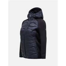 Kurtka puchowa Peak Performance W Helium Down Hybrid Hood czarny - Adventure Sports
