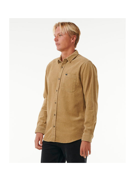 Koszula RIP CURL Classic Surf Cord L/S Shirt turkusowy
