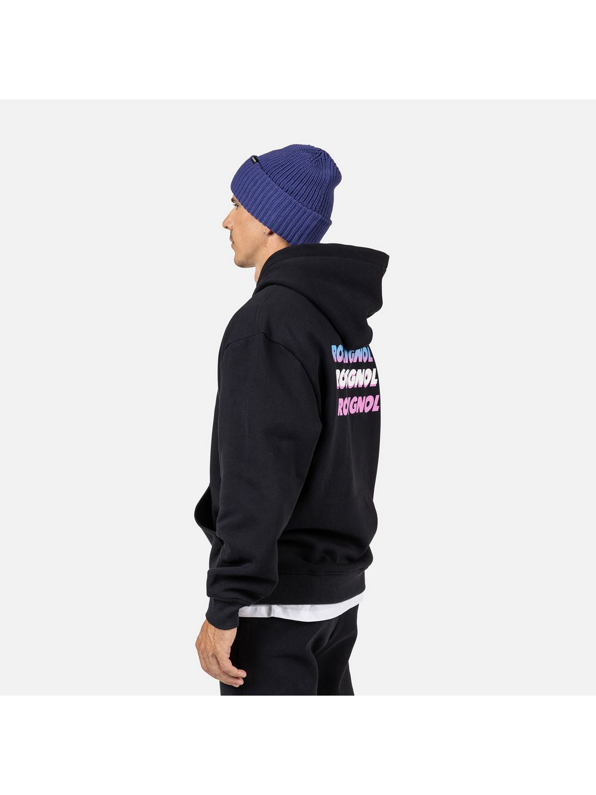 Bluza męska męska ROSSIGNOL WATERFALL H RELAX SWEATSHIRT czarna