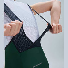 Spodenki rowerowe damskie POC W’s Cadence Bib Shorts zielony - Adventure Sports
