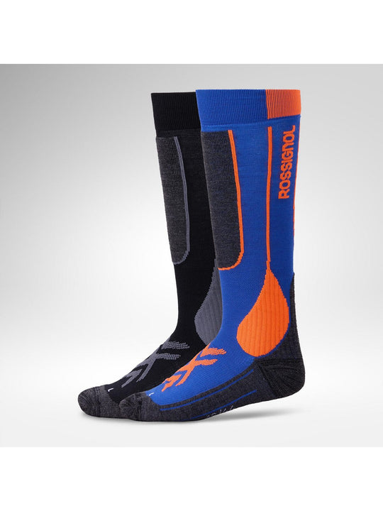 Skarpety narciarskie ROSSIGNOL Essential 2 Pack Ski Socks niebieskie
