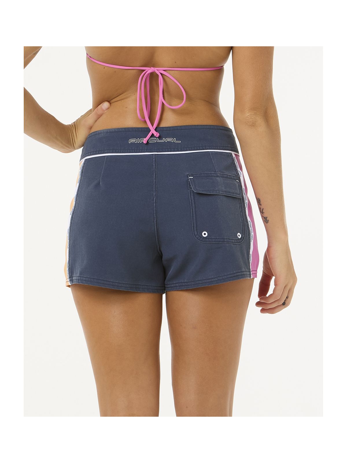 Szorty kąpielowe damskie RIP CURL Las Dalias Performance 3" granatowe