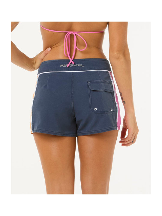 Szorty kąpielowe damskie RIP CURL Las Dalias Performance 3" granatowe
