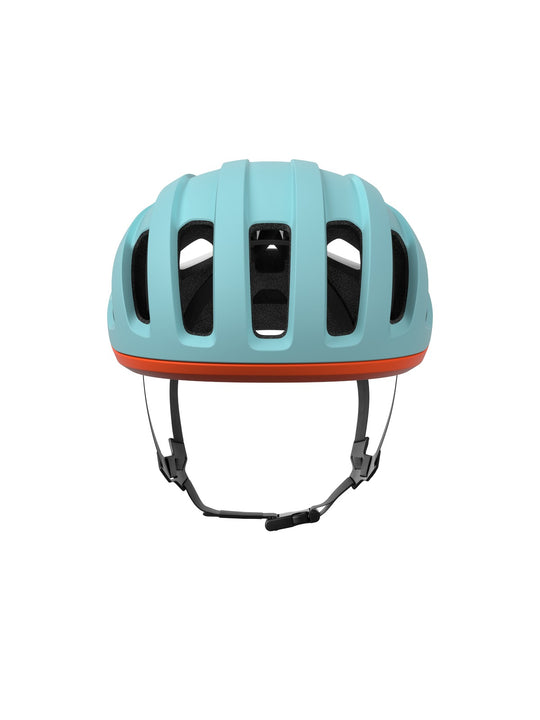 Kask rowerowy POC Amidal niebiesko pomarańczowy
