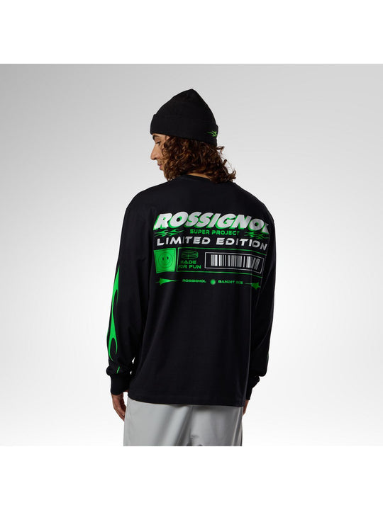Koszulka ROSSIGNOL Super Project Long Sleeve Tee czarna
