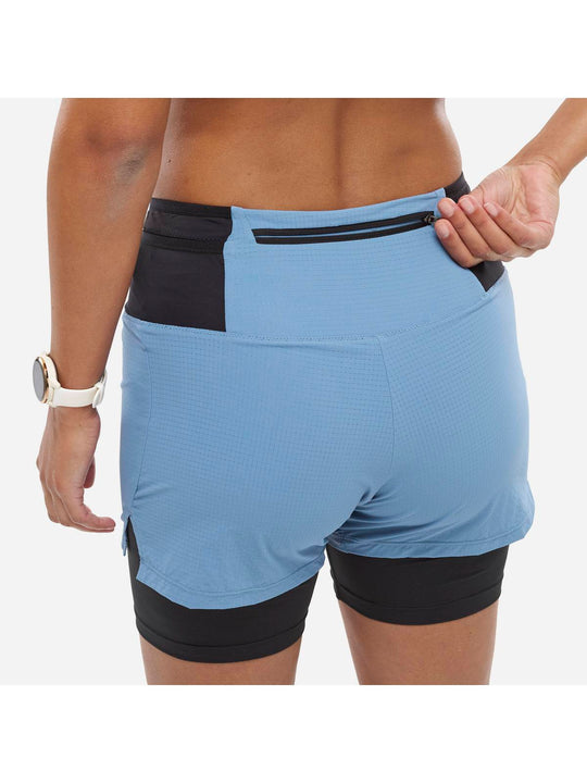 Szorty MILLET INTENSE 2IN1 SHORT W niebieski - Adventure Sports
