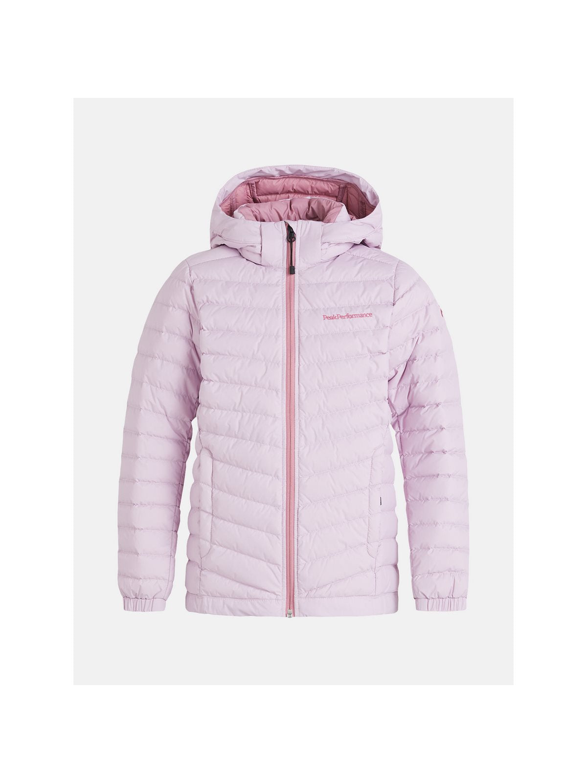 Kurtka puchowa Peak Performance Jr Frost Down Hood Jacket różowa