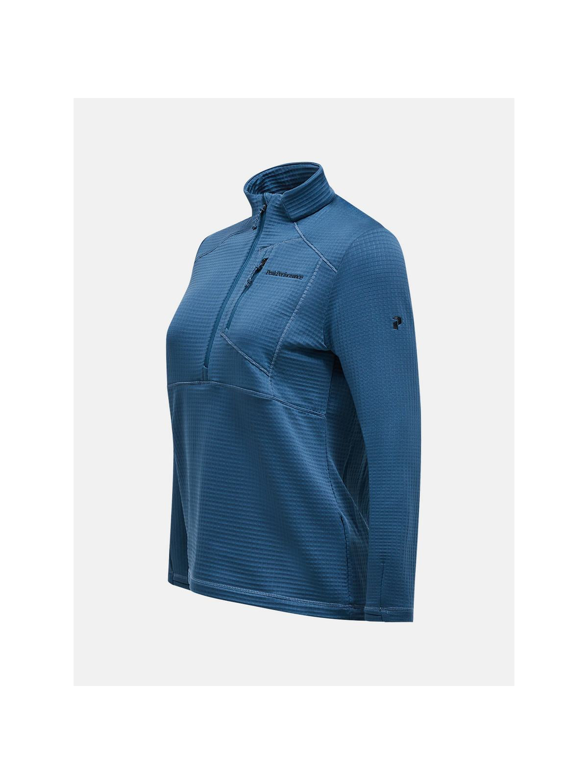 Bluza PEAK PERFORMANCE Trail Polartec Power Grid Half Zip Women niebieski